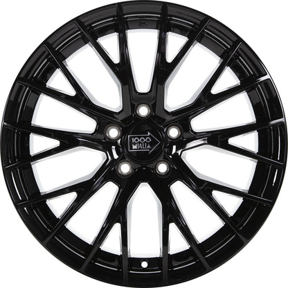1000 Miglia MM1009 gloss black 8x18 ET45 - LK5/114.3 ML79.5