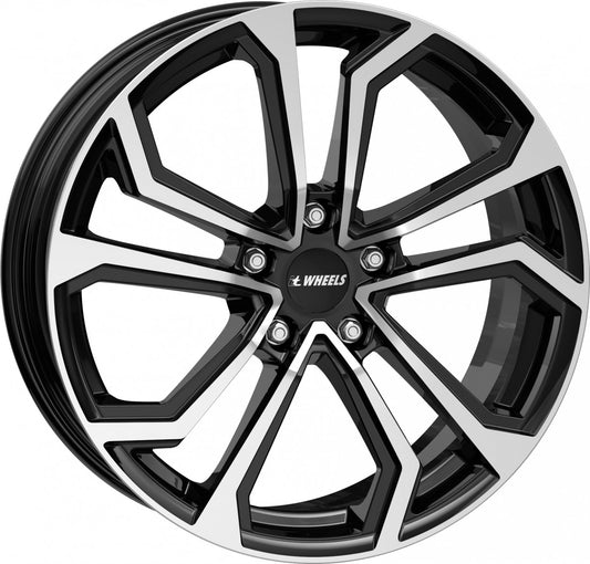 itWheels Ella gloss black polished 6.5x16 ET45 - LK5/108 ML73.1