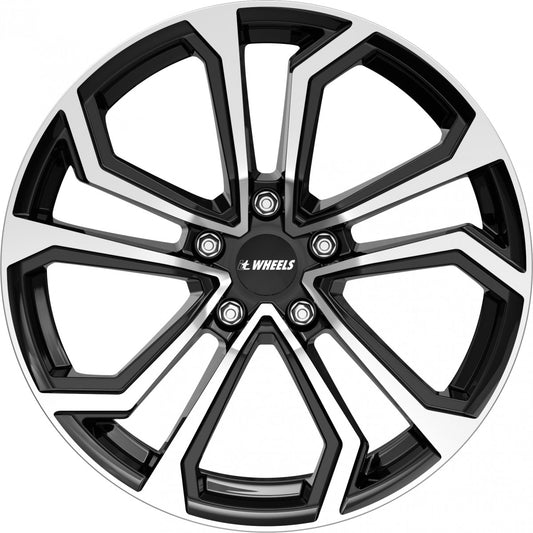itWheels Ella gloss black polished 6.5x16 ET45 - LK5/108 ML73.1