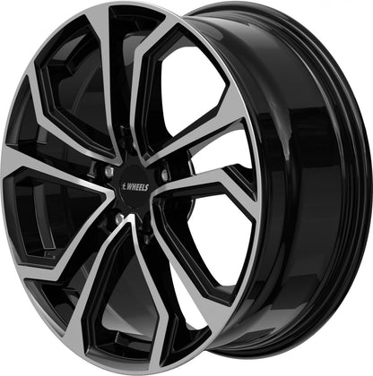itWheels Ella gloss black polished 8x18 ET40 - LK5/114.3 ML73.1