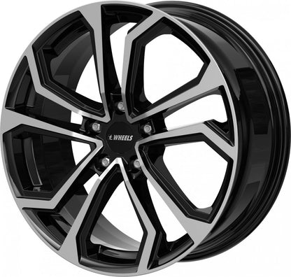 itWheels Ella gloss black polished Alufelge 8x18 Zoll ET35 LK 5x112 ML66.5 – Bild 8