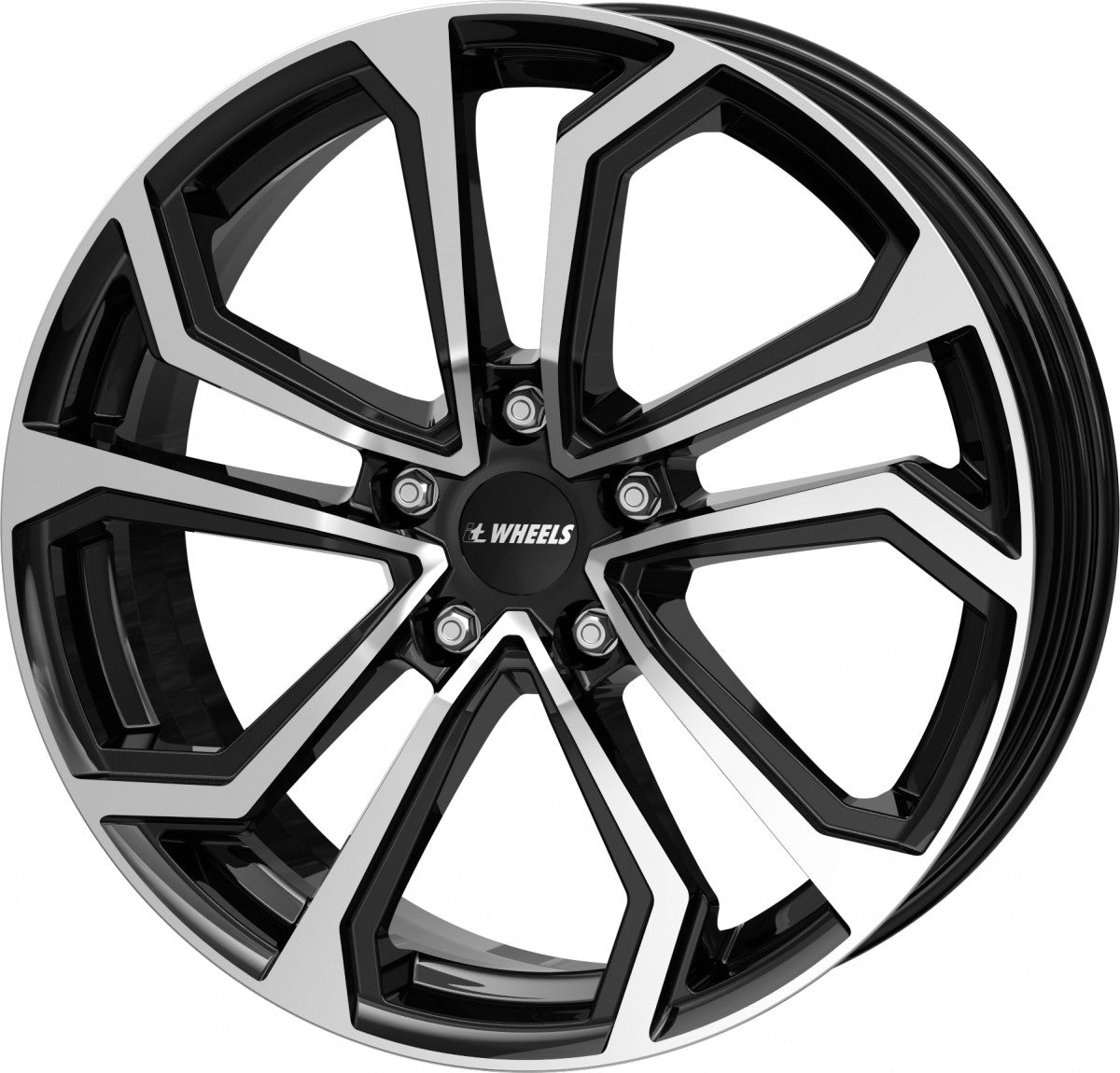 itWheels Ella gloss black polished Alufelge 8x18 Zoll ET45 LK 5x112 ML66.5 – Bild 7