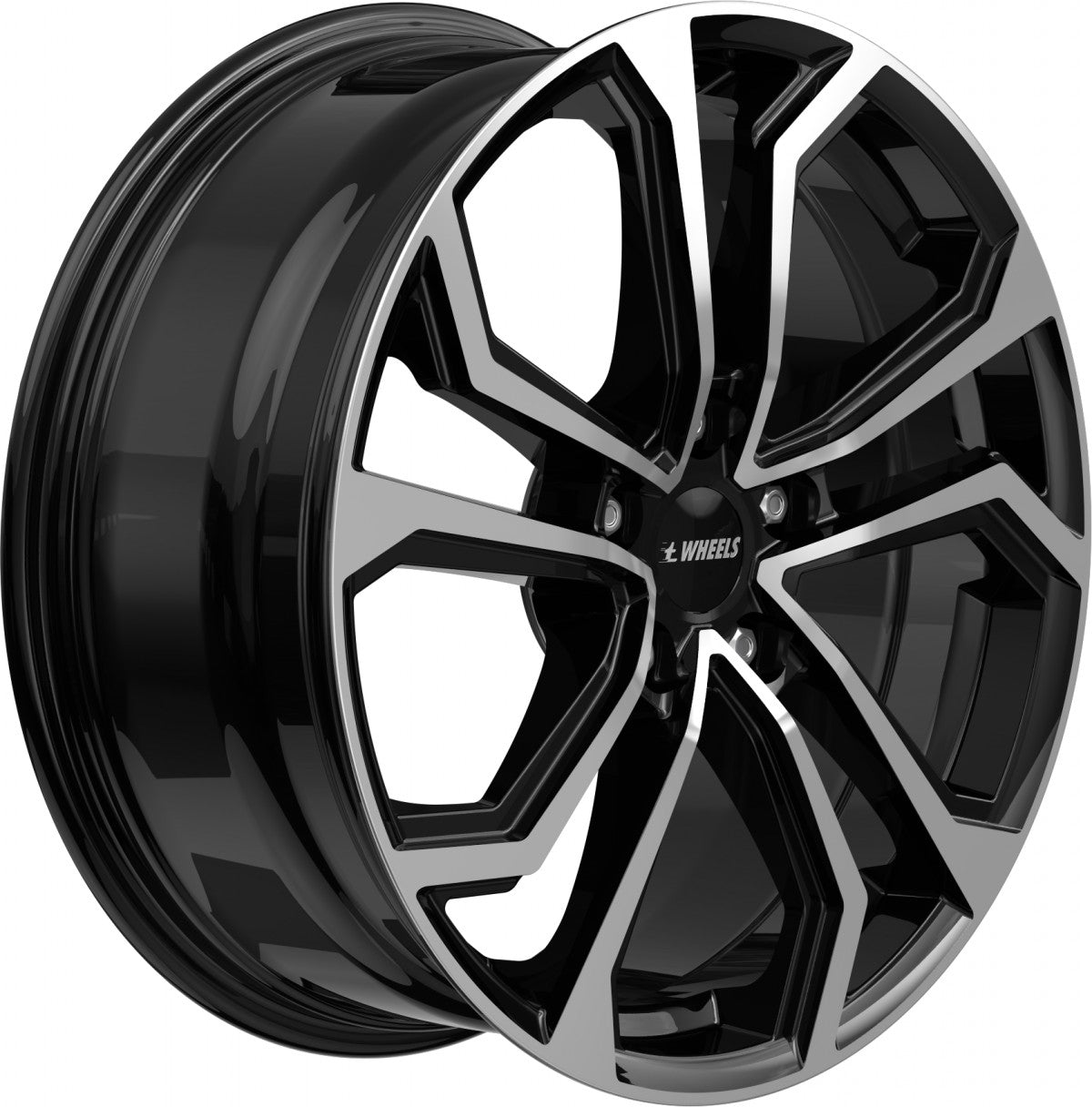 itWheels Ella gloss black polished Alufelge 6.5x16 Zoll ET35 LK 5x112 ML66.5 – Bild 4