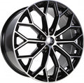 1000 Miglia MM1030 gloss black polished 8x19 ET45 - LK5/108 ML73.1