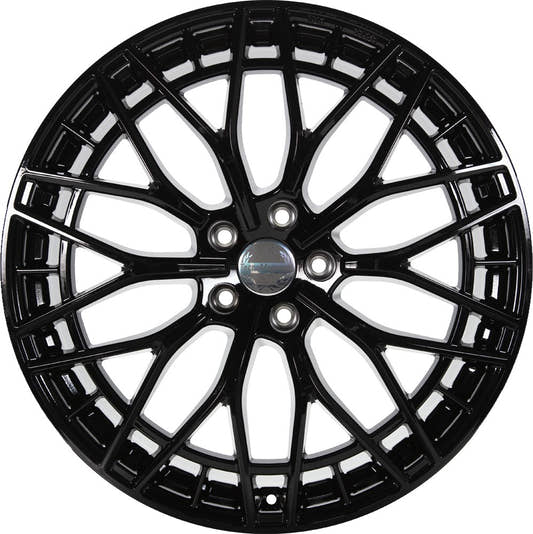 1000 Miglia Aero Power gloss black 8x20 ET45 - LK5/112 ML66.5