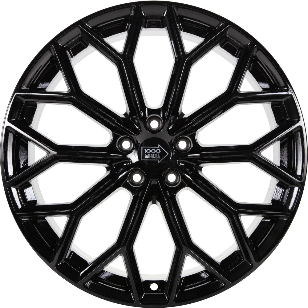 1000 Miglia MM1030 gloss black 7.5x17 ET45 - LK5/108 ML73.1