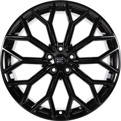 1000 Miglia MM1030 gloss black 7.5x17 ET45 - LK5/108 ML73.1