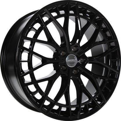 1000 Miglia Aero Power gloss black 8x19 ET45 - LK5/112 ML66.5