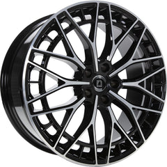 1000 Miglia Aero Power gloss black polished Alufelge 8x19 Zoll ET45 LK 5x112 ML66.5