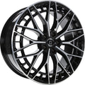 1000 Miglia Aero Power gloss black polished Alufelge 8x18 Zoll ET30 LK 5x112 ML66.5
