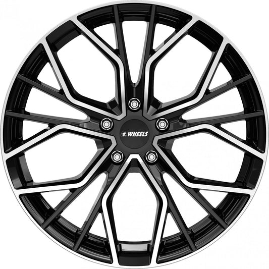itWheels Tiara gloss black polished 8x18 ET40 - LK5/114.3 ML73.1