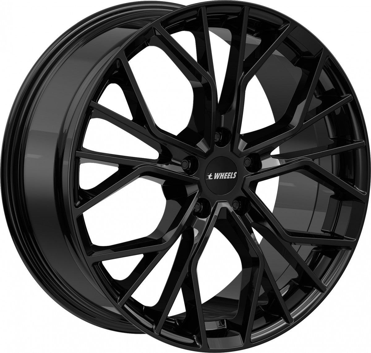 itWheels Tiara gloss black Alufelge 8x19 Zoll ET45 LK 5x112 ML66.5 – Bild 3