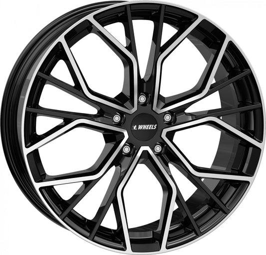 itWheels Tiara gloss black polished 8x19 ET45 - LK5/112 ML66.5