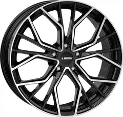 itWheels Tiara gloss black polished Alufelge 8x19 Zoll ET40 LK 5x114.3 ML73.1