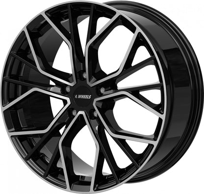 itWheels Tiara gloss black polished Alufelge 8x19 Zoll ET45 LK 5x108 ML73.1 – Bild 8