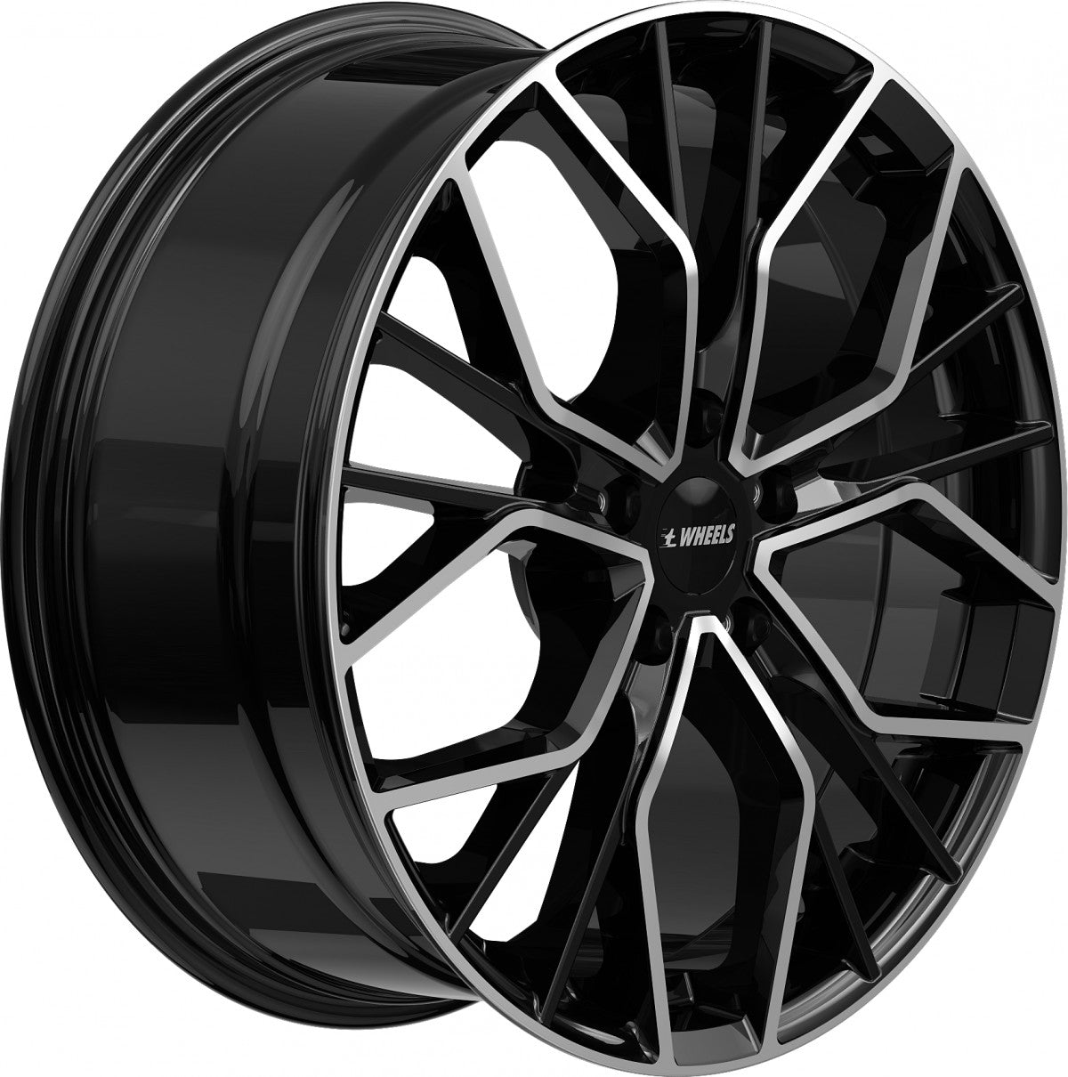 itWheels Tiara gloss black polished Alufelge 8.5x20 Zoll ET45 LK 5x112 ML66.5 – Bild 4