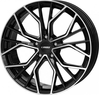 itWheels Tiara gloss black polished Alufelge 8.5x20 Zoll ET40 LK 5x114.3 ML73.1 – Bild 7