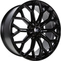 1000 Miglia MM1030 gloss black 7.5x17 ET30 - LK5/110 ML65.1
