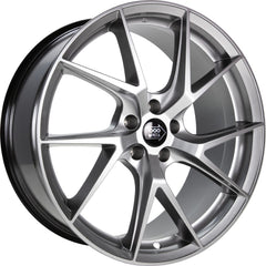 1000 Miglia MM1012 silver Alufelge 8.5x19 Zoll ET29 LK 5x112 ML66.5