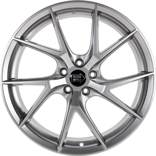 1000 Miglia MM1012 silver 8.5x20 ET35 - LK5/112 ML66.5