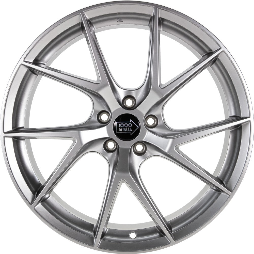 1000 Miglia MM1012 silver 9x21 ET35 - LK5/112 ML66.5