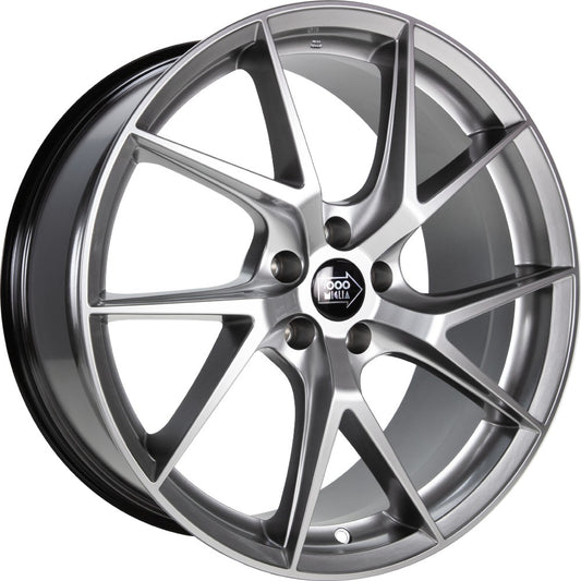 1000 Miglia MM1012 silver 9x21 ET40 - LK5/112 ML66.5