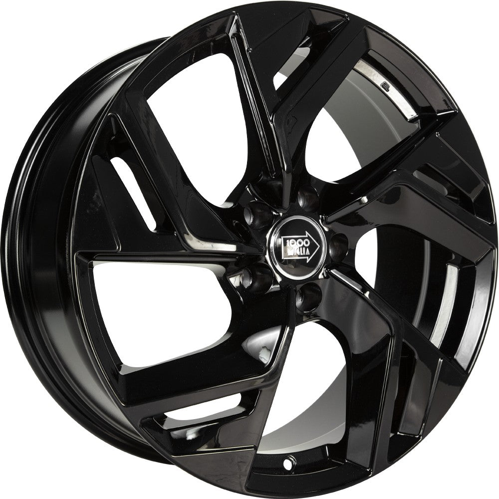 1000 Miglia MM1031 gloss black 7x17 ET42 - LK5/112 ML66.5
