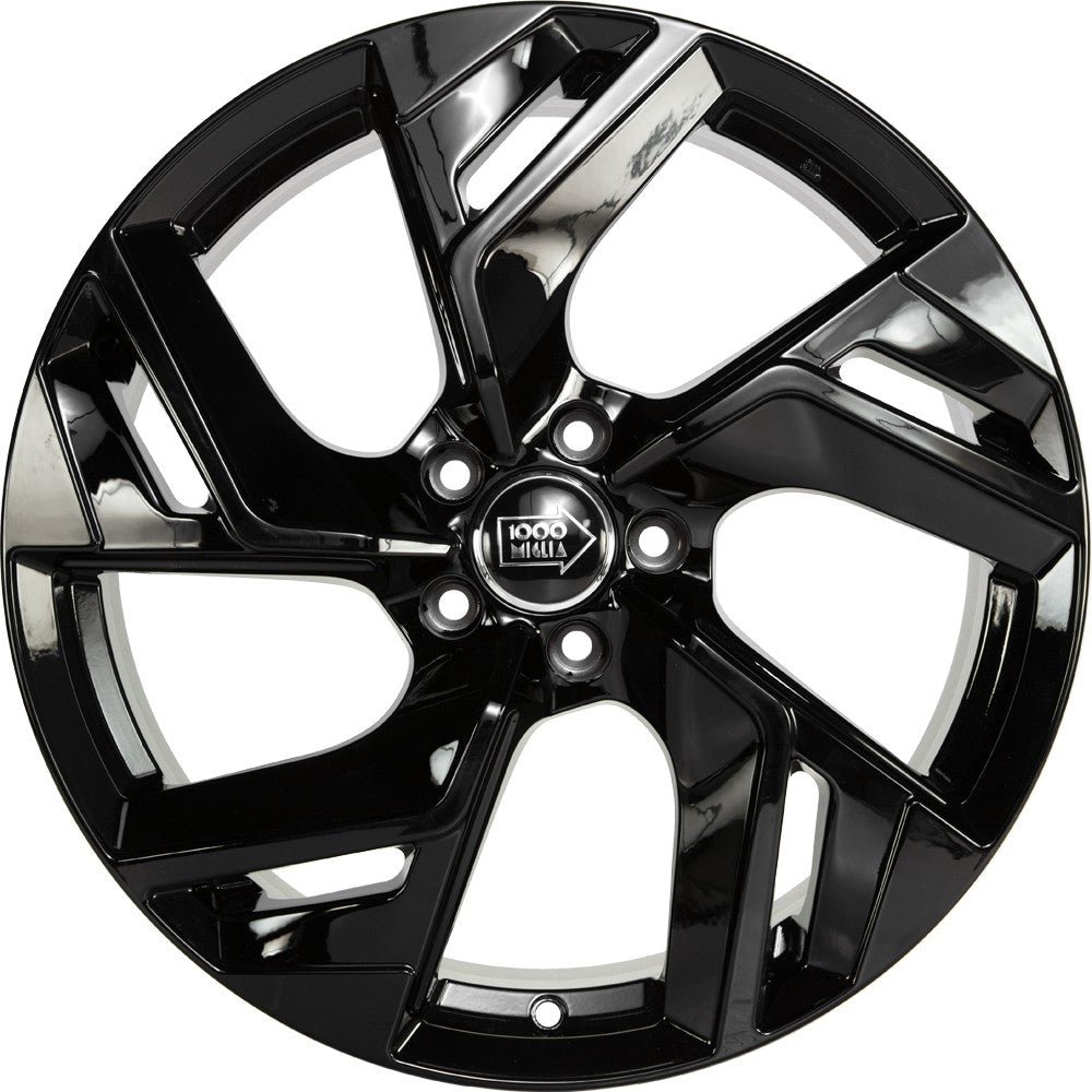 1000 Miglia MM1031 gloss black 7x17 ET42 - LK5/112 ML66.5