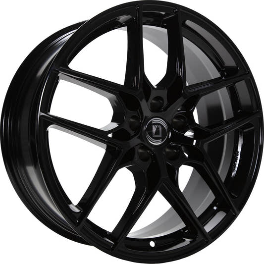 1000 Miglia MM1004 gloss black 8x19 ET40 - LK5/114.3 ML73.1