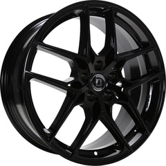 1000 Miglia MM1004 gloss black Alufelge 8x19 Zoll ET40 LK 5x114.3 ML73.1