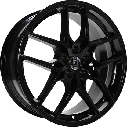 1000 Miglia MM1004 gloss black 8.5x20 ET35 - LK5/112 ML66.5