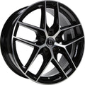 1000 Miglia MM1004 gloss black polished Alufelge 8.5x20 Zoll ET35 LK 5x112 ML66.5