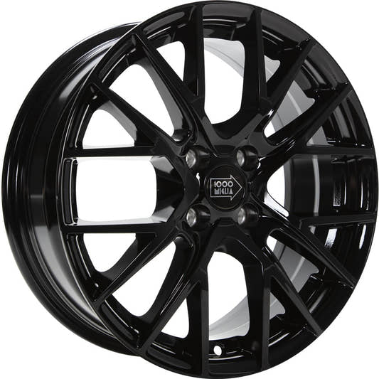 1000 Miglia MM10094 gloss black 6.5x16 ET35 - LK4/98 ML58.1