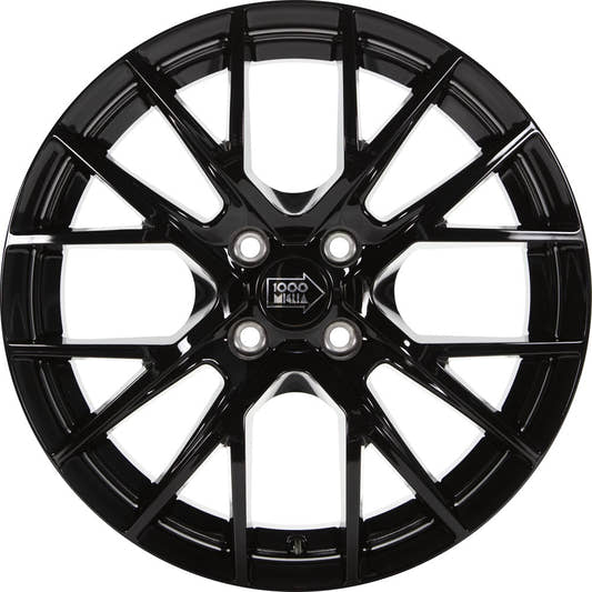 1000 Miglia MM10094 gloss black 6.5x16 ET35 - LK4/98 ML58.1