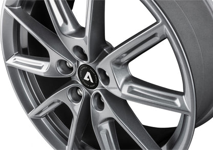 Akoni AK09 grey glossy Alufelge 8x18 Zoll ET45 LK 5x108 ML72.5 – Bild 3