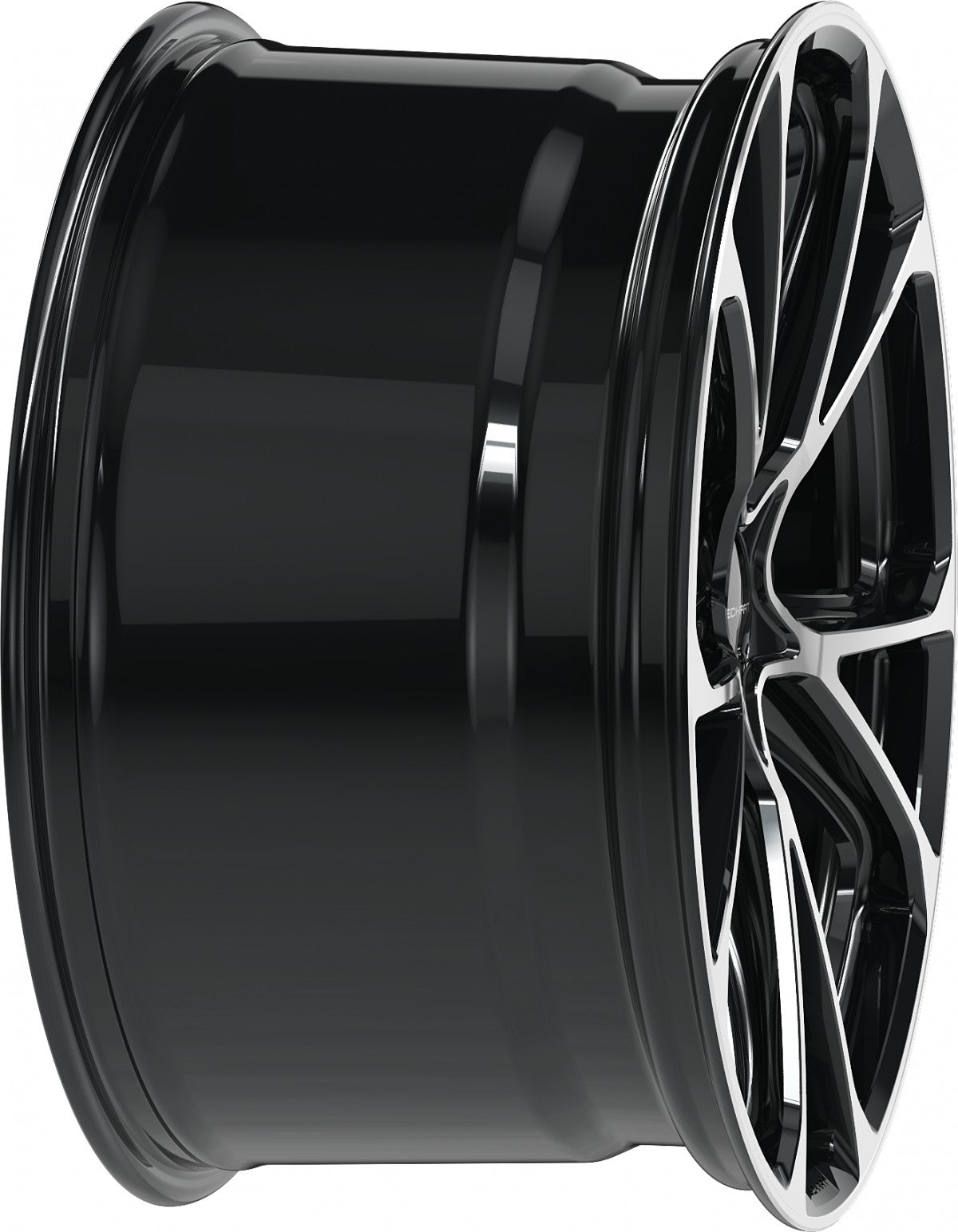 Proline Techart Formula VI black polished Alufelge 10x22 Zoll ET56 LK 5x130 ML71.5 – Bild 6