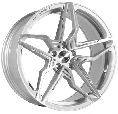 Corspeed Kharma silver-brushed-surface Alufelge 8.5x19 Zoll ET43 LK 5x112 ML73.1