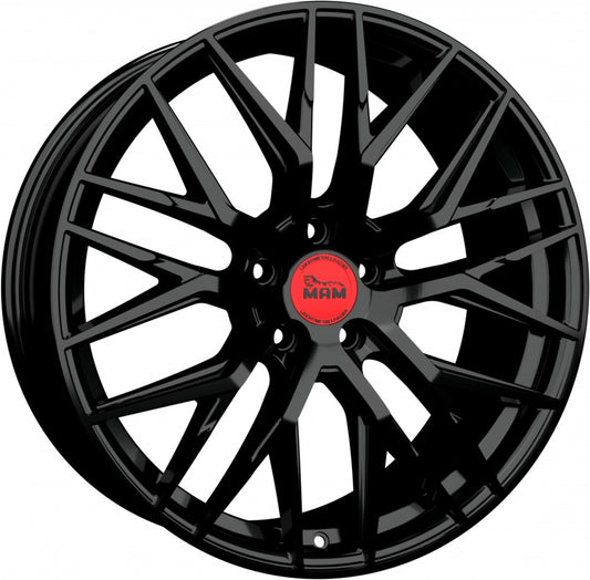 MAM RS4 black painted - DEMO2 Alufelge 8.5x19 Zoll ET45 LK 5x108 ML72.6