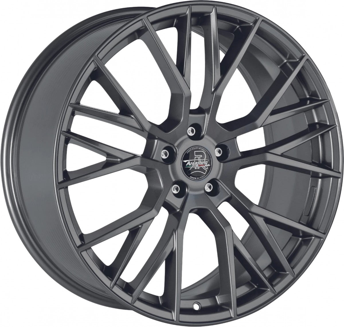 Arcasting Gladio anthracite glossy 9x21 ET30 - LK5/120 ML72.6