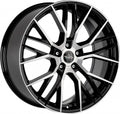 Arcasting Gladio black polished 9.5x19 ET22 - LK5/112 ML66.6