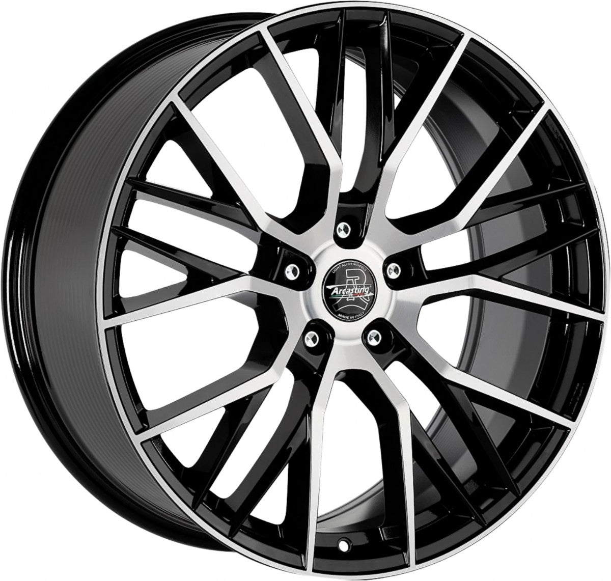 Arcasting Gladio black polished 8x18 ET35 - LK5/112 ML66.6