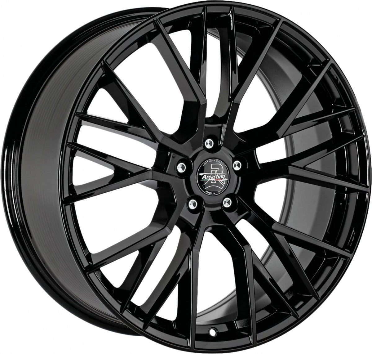 Arcasting Gladio black glossy 9.5x20 ET30 - LK5/120 ML72.6