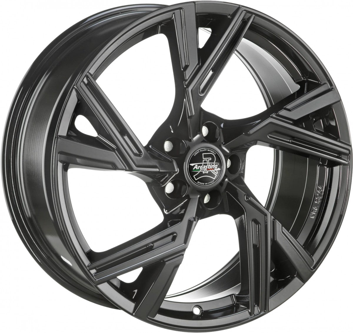 Arcasting Enea glossy black 8.5x19 ET45 - LK5/114.3 ML72.6