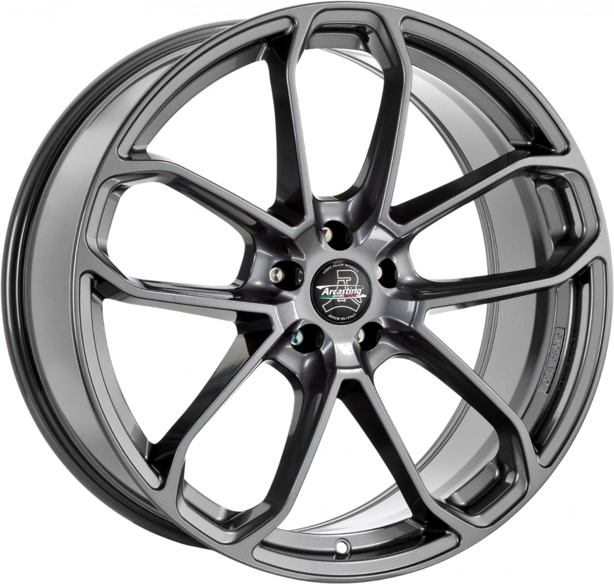 Arcasting Caesar glossy anthracite 11x21 ET14 - LK5/112 ML66.6