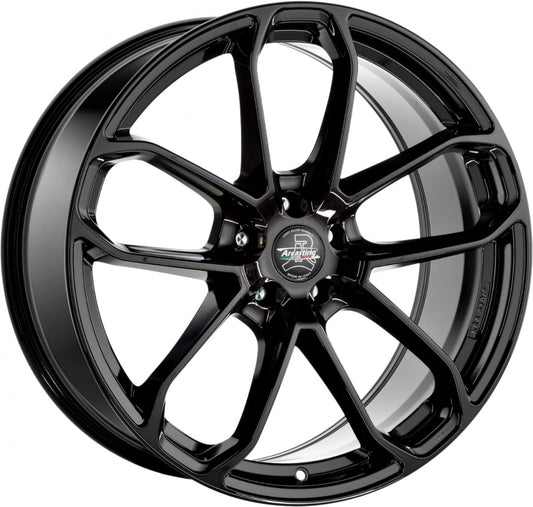 Arcasting Caesar glossy black 11x22 ET52 - LK5/130 ML71.6