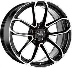 Arcasting Caesar black polished Alufelge 11x22 Zoll ET40 LK 5x112 ML66.6