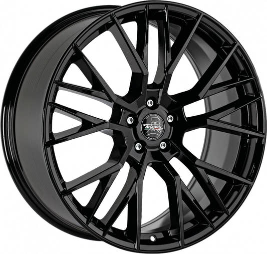 Arcasting Gladio black glossy 9.5x19 ET45 - LK5/114.3 ML64.1