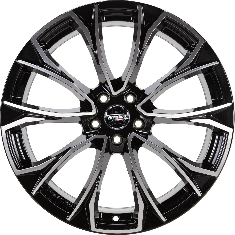Arcasting Century nero machined 8.5x20 ET30 - LK5/112 ML66.6