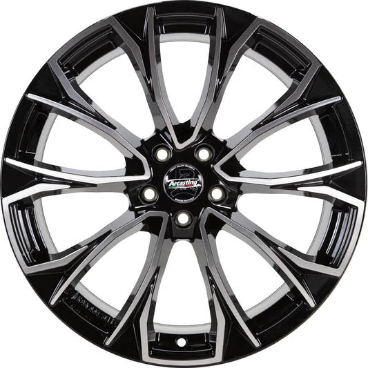 Arcasting Century nero machined Alufelge 8.5x20 Zoll ET43 LK 5x112 ML66.6 – Bild 2