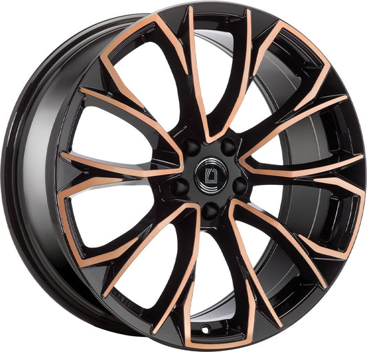 Arcasting Century neros bronze machined 8.5x20 ET43 - LK5/112 ML66.6